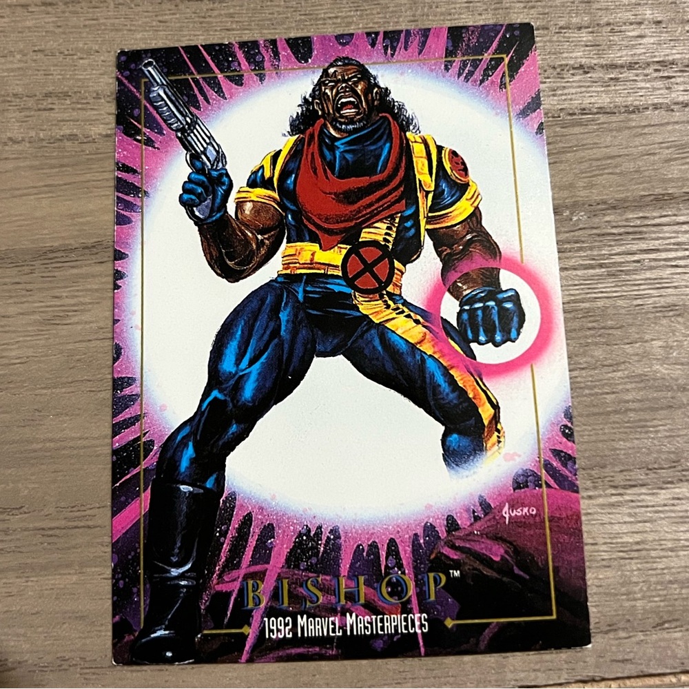 1992 Skybox Marvel Masterpieces Bishop #6 Trading Card
